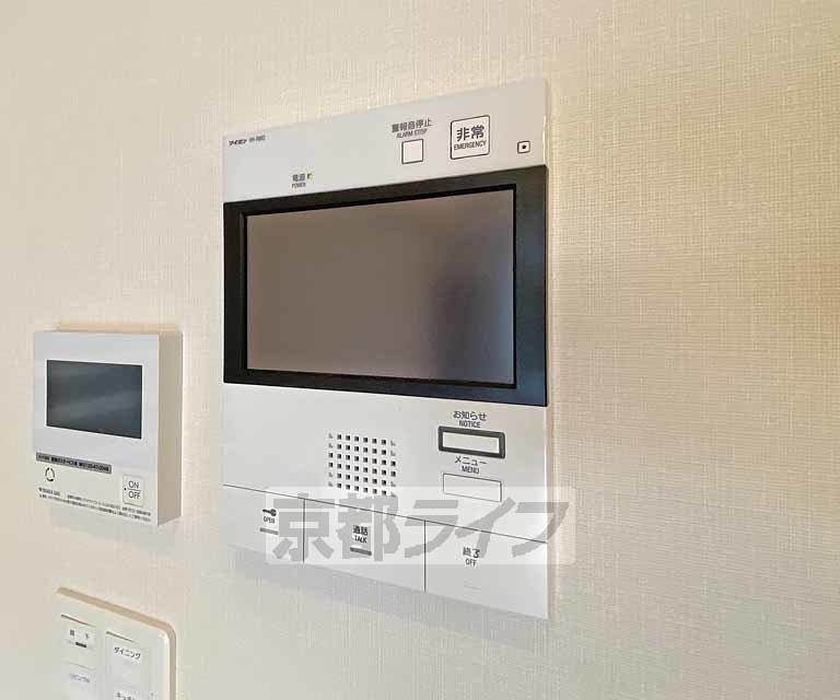 セキュリティ　モニターで来客確認できるので安心です。
