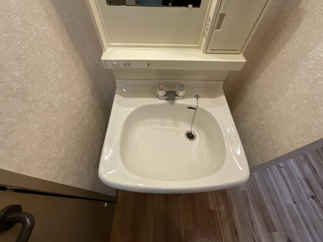 洗面設備　洗面所です！！ 収納もあって便利です(*´ ｀*)