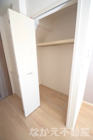 収納　たっぷりとした収納スペースです