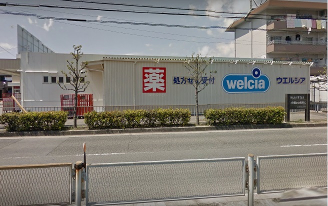 ドラックストア　ウェルシア泉大津寿店（ドラッグストア）まで742m