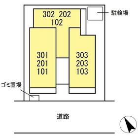 間取り図　配置図です。