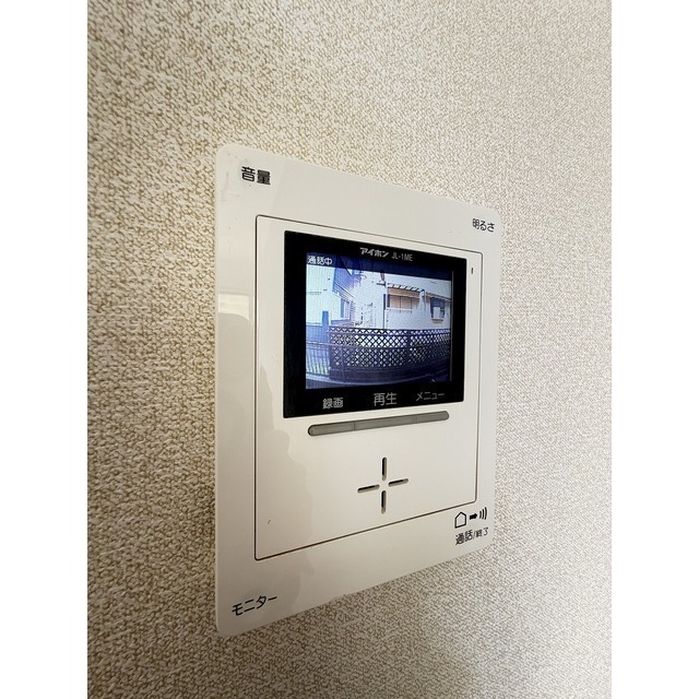 セキュリティ　ＴＶモニターホンで来訪者の確認ができます！