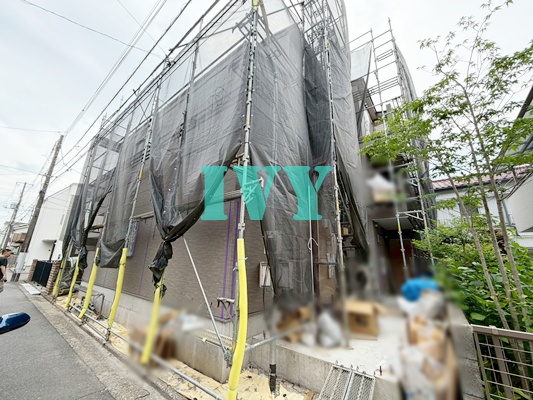 建物外観　建築中