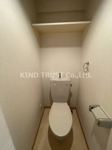 トイレ　ゆったりとした空間のトイレです