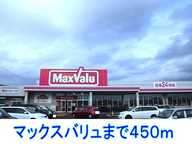 スーパー　マックスバリュ（スーパー）まで450m