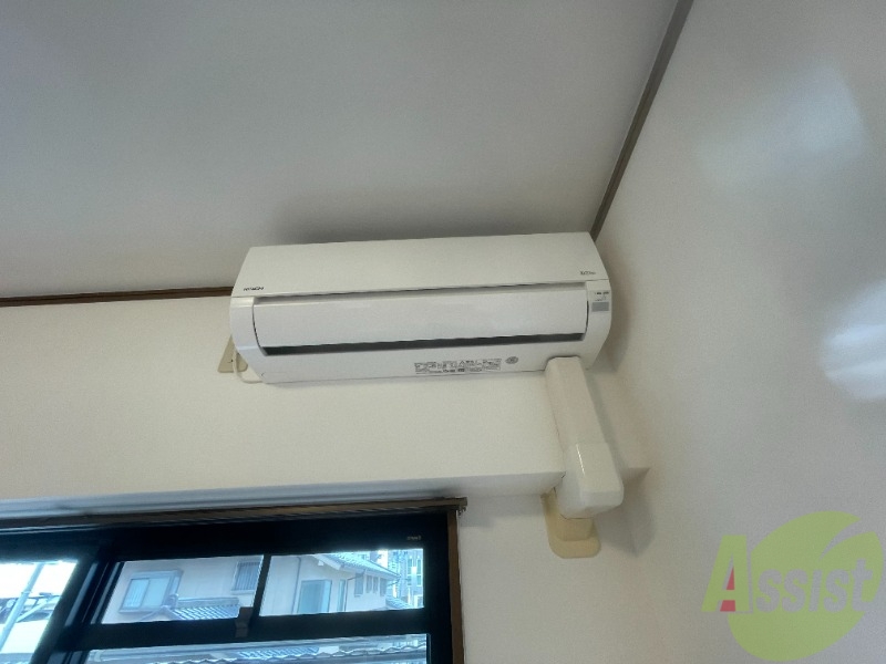 その他設備　立派なエアコンが付いているので、毎日快適に過ごせそうですね。