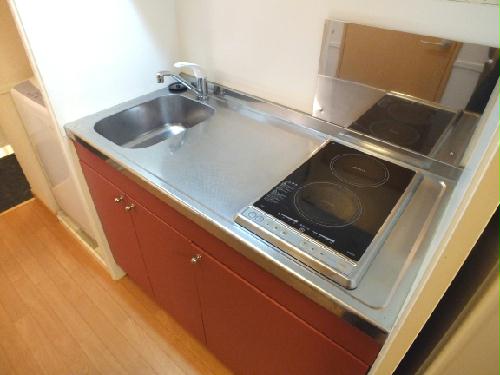 キッチン　2口電気コンロ