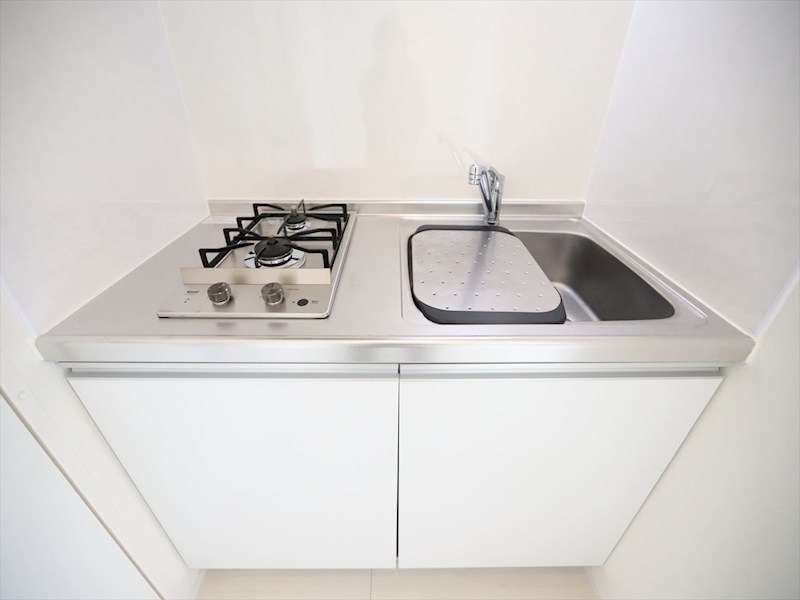 キッチン　システムキッチン（ガス2口コンロ付）　同仕様写真