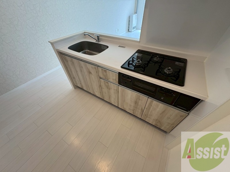 キッチン　システムキッチンなので、すぐお料理に使えます！