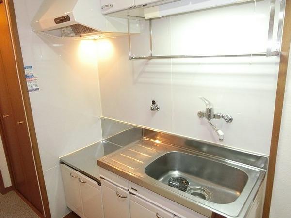 キッチン　ガスコンロ設置可！