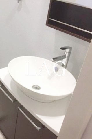 洗面設備　洗面台です。