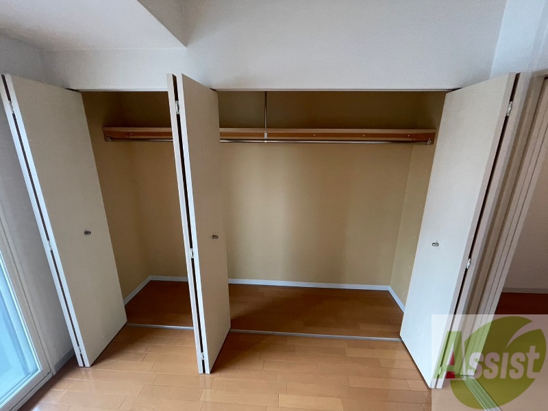 収納　クローゼットがありました。お洋服や荷物はここへ