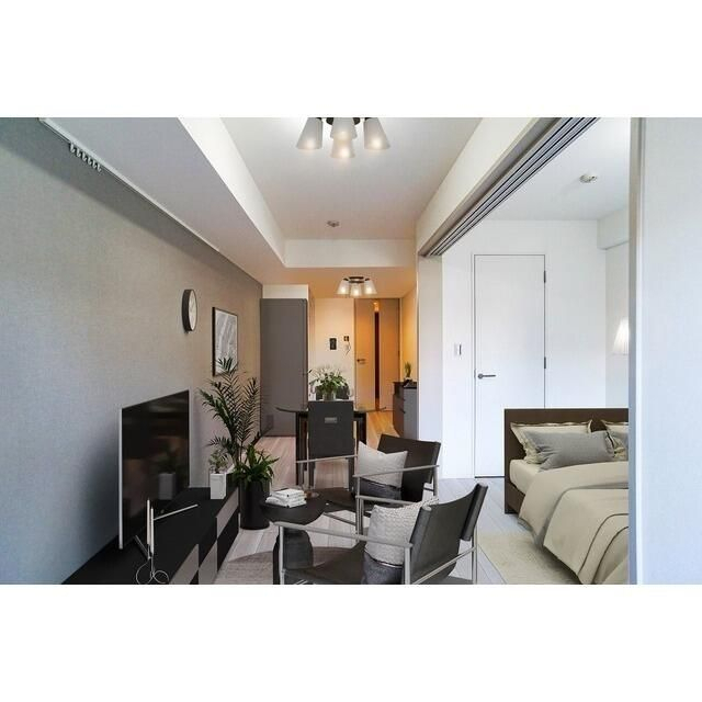 居室・リビング　家具・調度品等はCG 加工です。実際の賃貸住居 には含まれま