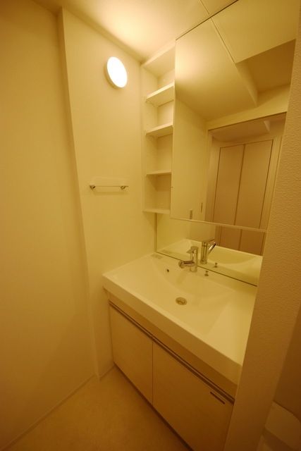 洗面設備　写真は同タイプ住居です。