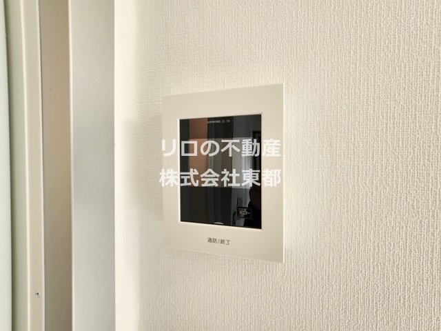 セキュリティ　カラーＴＶモニターホンで急な来訪にも対応できます♪