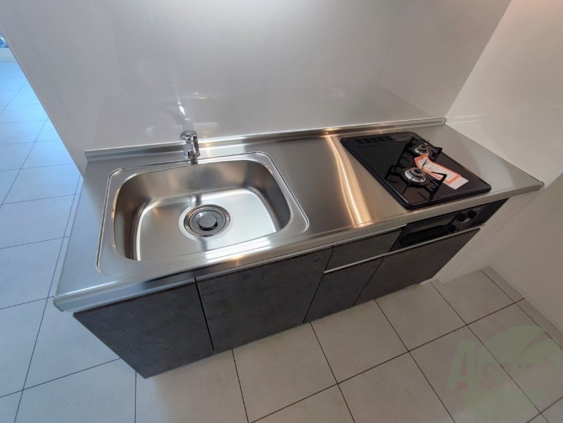 キッチン　システムキッチンなので、すぐお料理に使えます！