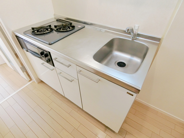 キッチン　★グリル付ガス２口システムキッチン★