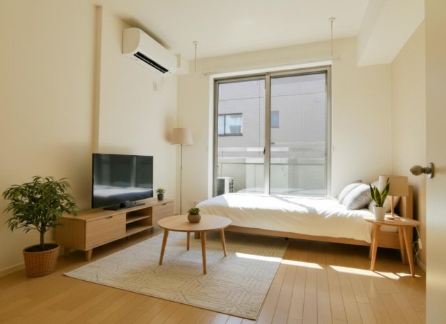 居室・リビング　※家具はCG生成の為、実際に家具はついてきません。ご注意くだ