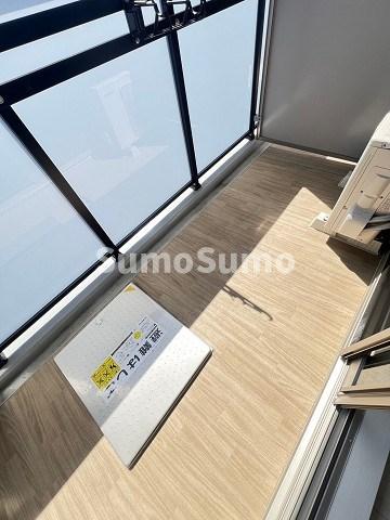 バルコニー　落ち着いた時間を過ごせるバルコニーです