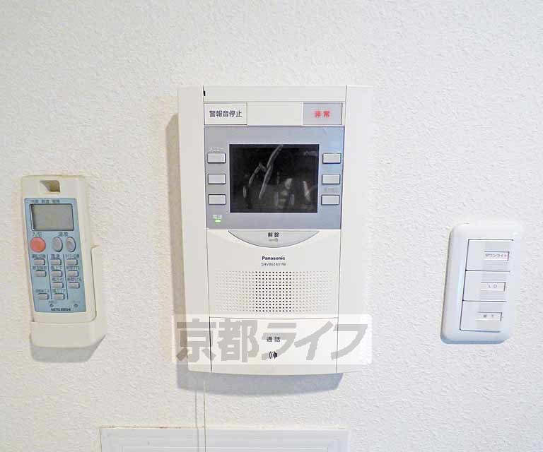 セキュリティ　来客時も安心です。