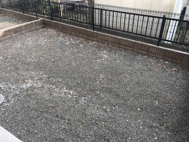 バルコニー　南向きの専用庭♪