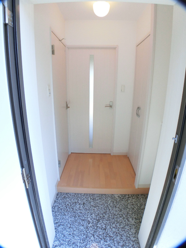 玄関　玄関ホール　　プライベートの空間へ目線が行きません