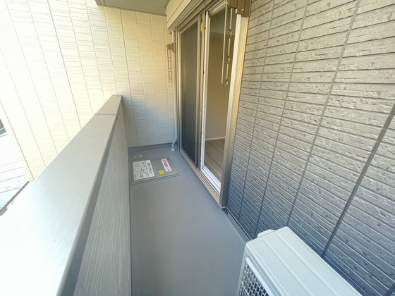 バルコニー　※別部屋の写真です