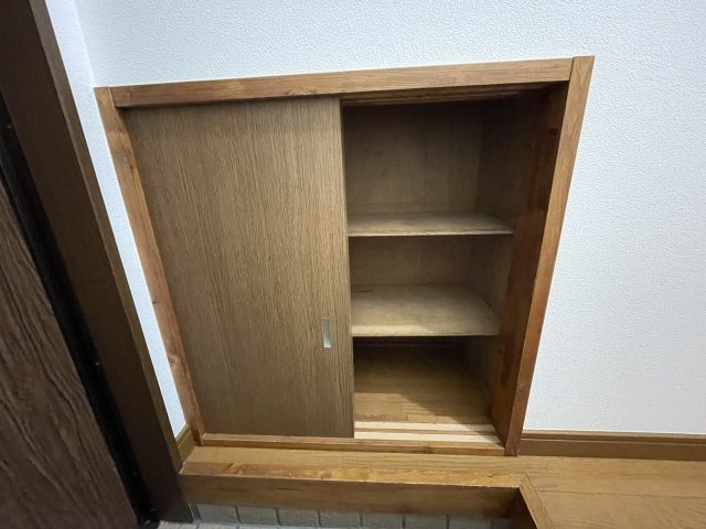 収納　シューズボックスがあります