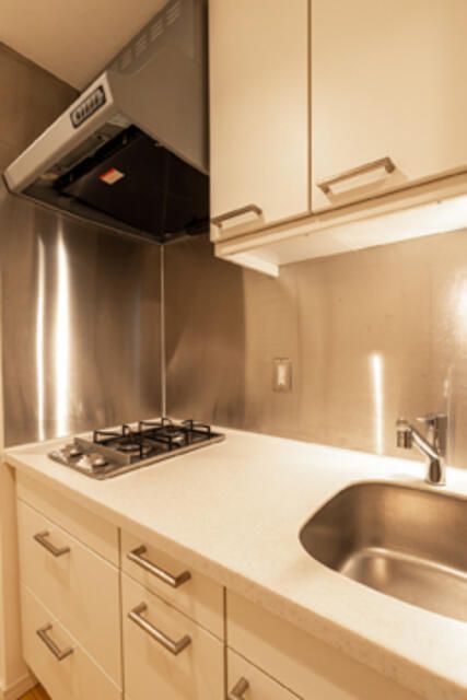 キッチン　■２口ガスコンロシステムキッチン