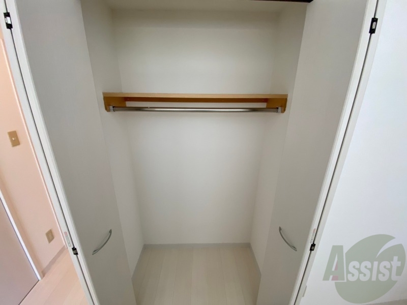 収納　収納です。寝室もすっきり片付きますよ～！