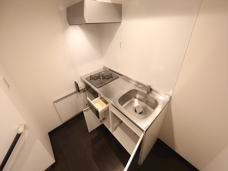 キッチン　システムキッチン（ガス2口コンロ付）