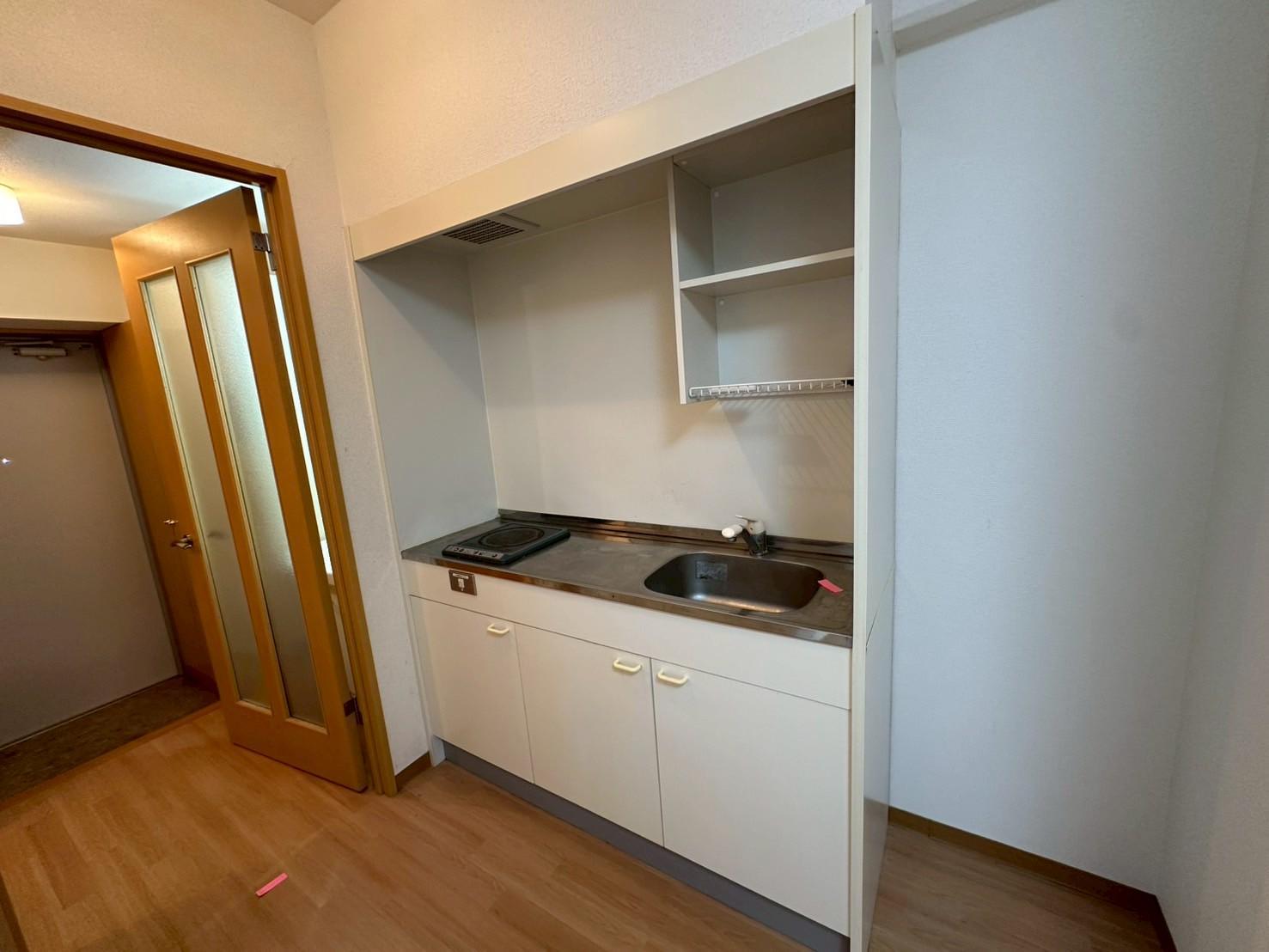 キッチン　1口IH付きのキッチン(別室参考写真)