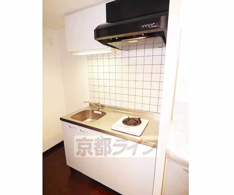 キッチン　１口ガスコンロ付きのキッチン