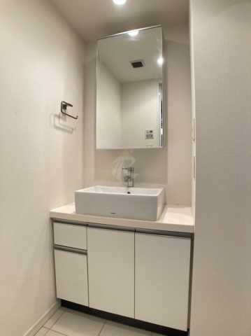 洗面設備　レジディア文京本駒込の洗面所