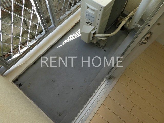 バルコニー　洗濯機置けます