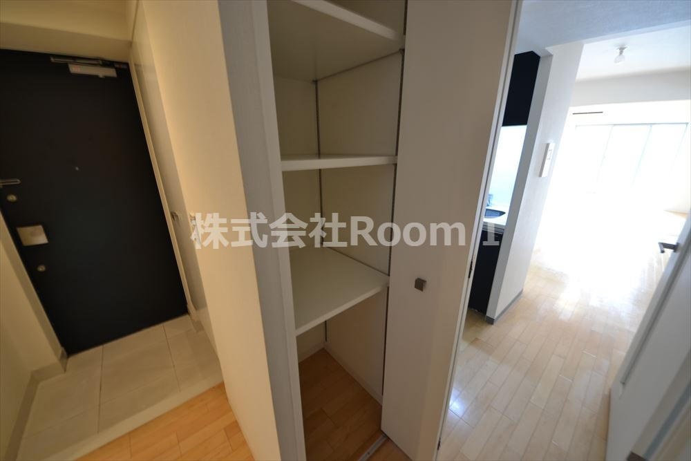 収納　たっぷりとした収納スペースです