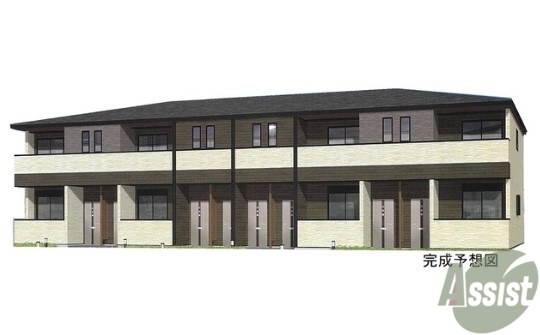 建物外観　岩沼市桑原「ミルト」