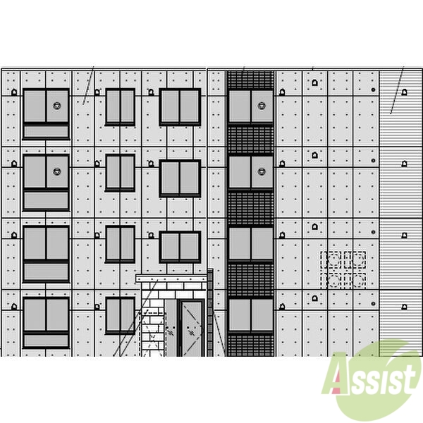 建物外観　白石区栄通「仮）栄通６丁目ＭＳ」完成予想パース