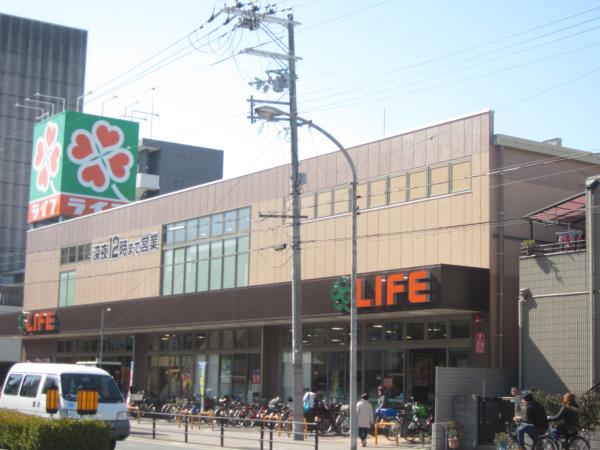 スーパー　ライフ清水谷店（スーパー）まで419m