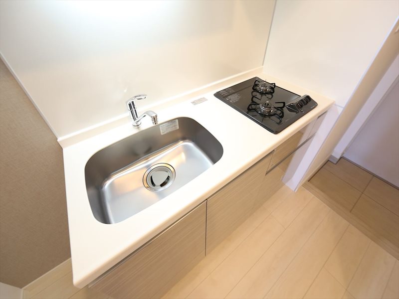 キッチン　システムキッチン　2口ガスコンロ