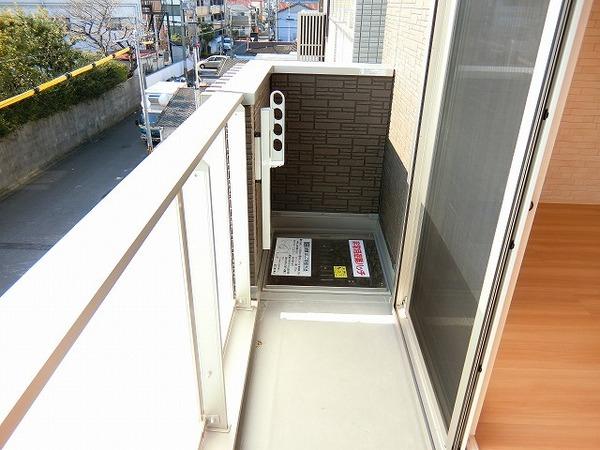 バルコニー　日当たり良好！