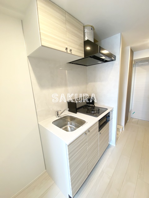 キッチン　グリル付き2口ガスキッチン♪