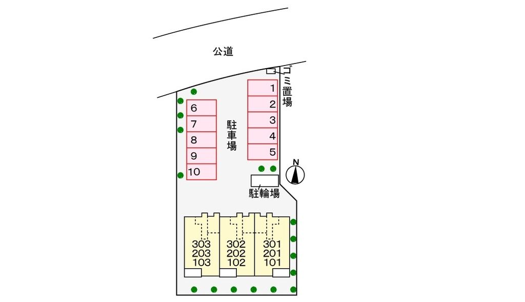 駐車場　区画図