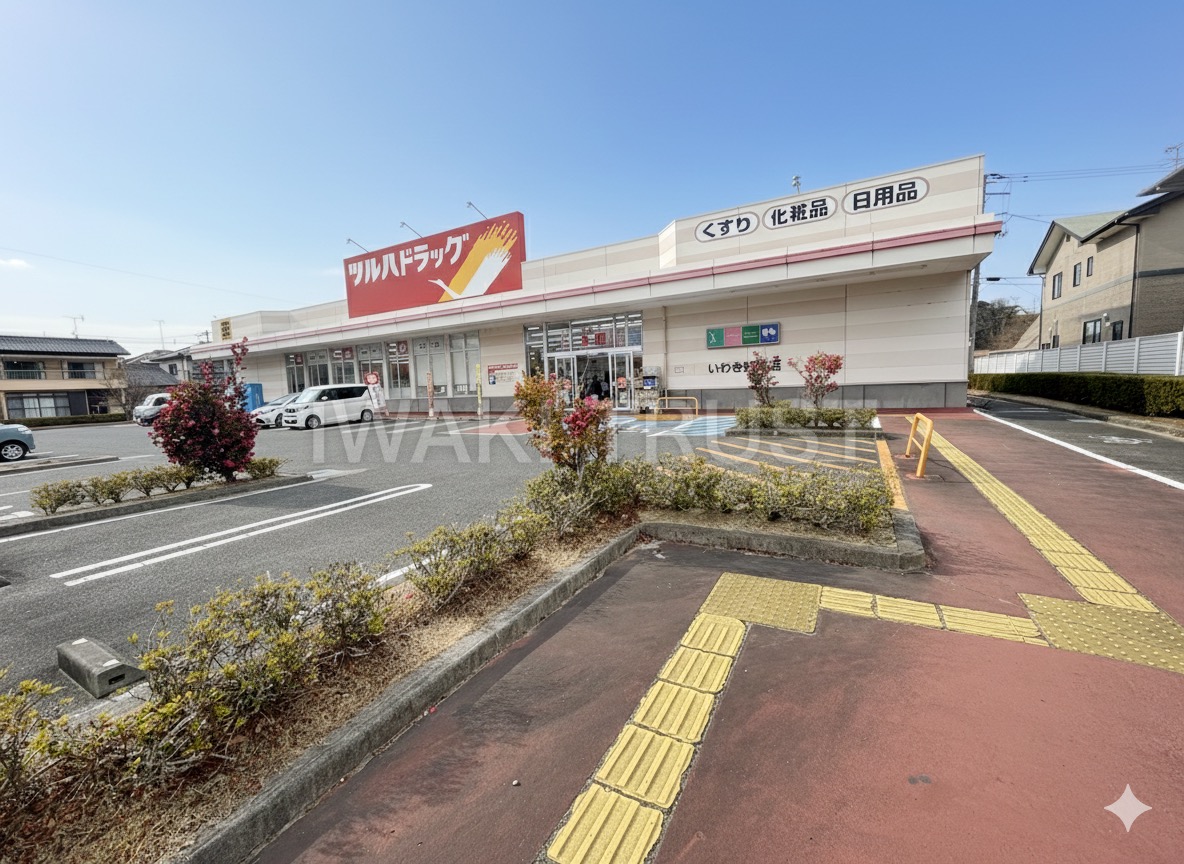 ドラックストア　ツルハドラッグいわき好間店（ドラッグストア）まで1796m