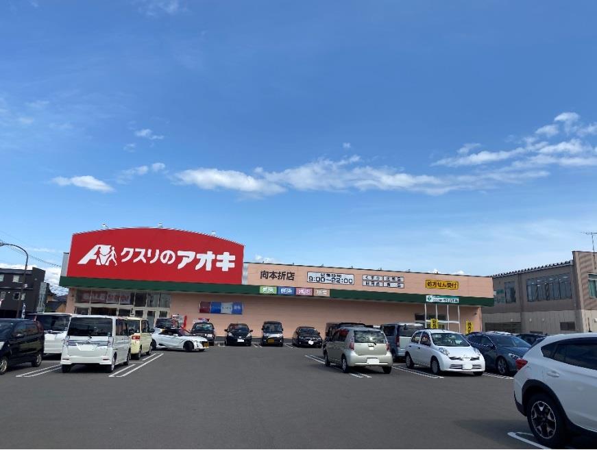 ドラックストア　クスリのアオキ向本折店（ドラッグストア）まで521m