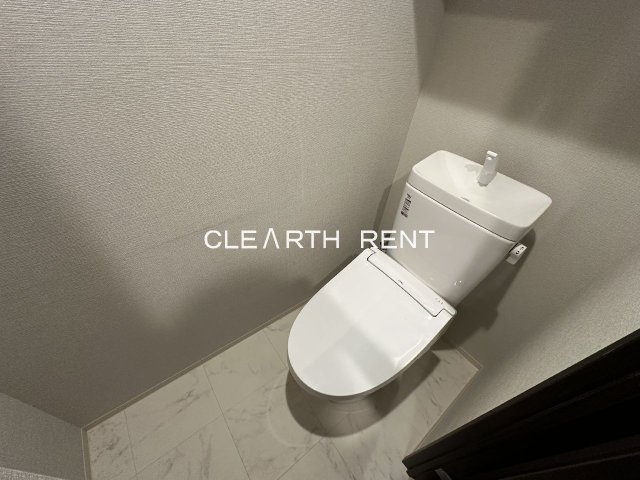 トイレ　清潔感のあるトイレ/温水洗浄便座付き