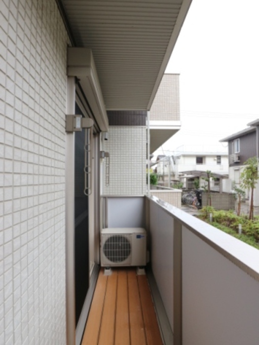 バルコニー　落ち着いた時間を過ごせるバルコニーです