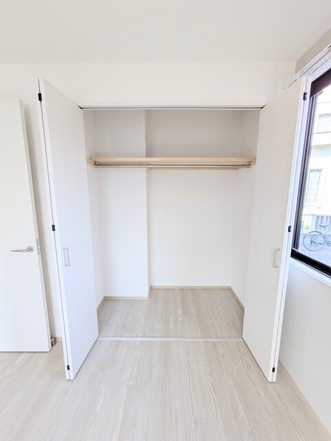 収納　クローゼットが各部屋にあります！