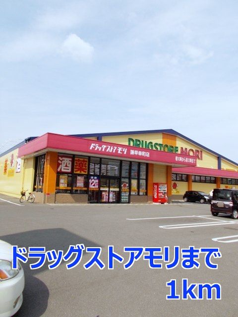 ドラックストア　ドラッグストアモリ（ドラッグストア）まで1000m