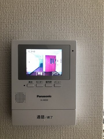 セキュリティ　カラーモニター付きインターホン